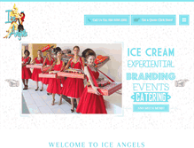 Tablet Screenshot of iceangels.co.uk